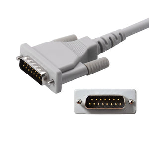 DB-15pin Connector EKG Cable for Schiller
