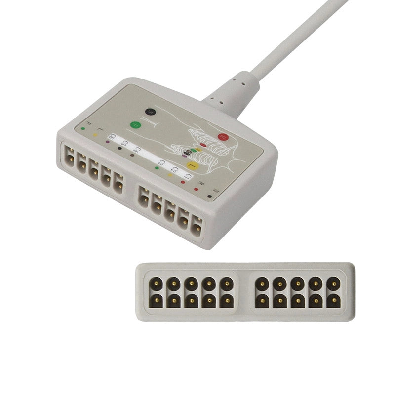 10pin Connector EKG Cable for Schiller