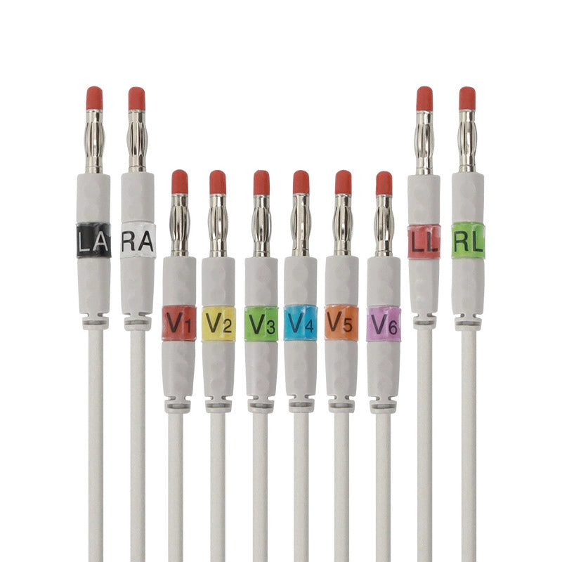 4mm Banana Plugs 10 Lead ECG/EKG Cable