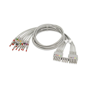 Mortara EKG LeadWire Compatible 10-Leads With 4mm Banana IEC-9293-046-61