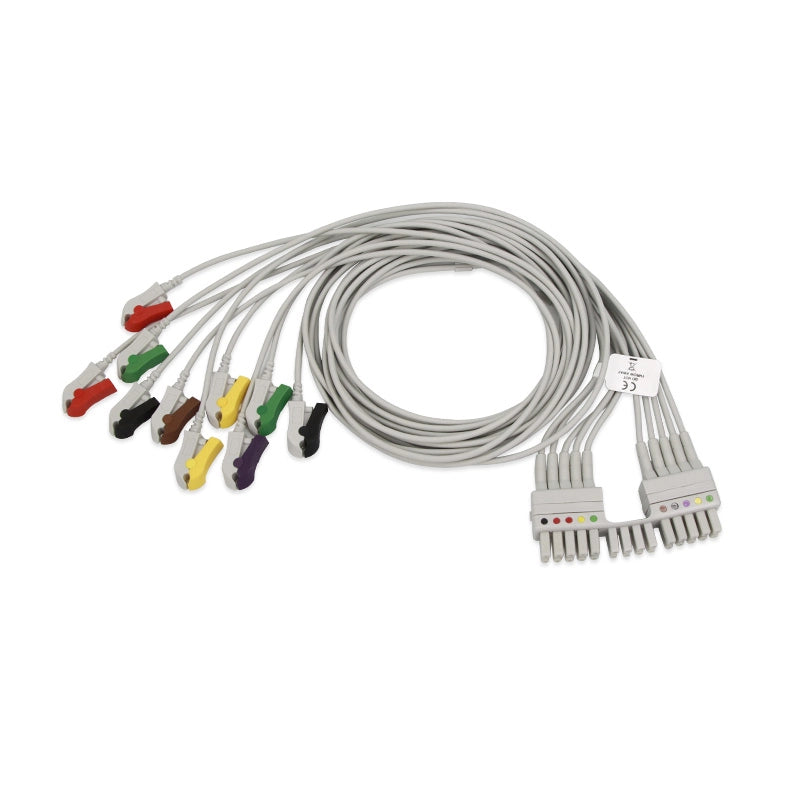 Mortara EKG LeadWire Compatible 10-Leads With Grabber IEC