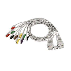 Mortara EKG LeadWire Compatible 10-Leads With Grabber IEC