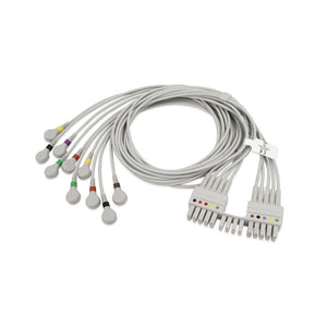 Mortara EKG LeadWire Compatible 10-Leads With 4mm Snap IEC