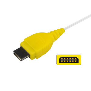 Disposable Body Temperature Probe Compatible with MED LINKET AM801 Pulse Oximeter for Newborns Children and Adults, 4PCS Included