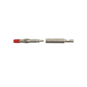 4mm banana plug with a red head for ECG/EKG cable