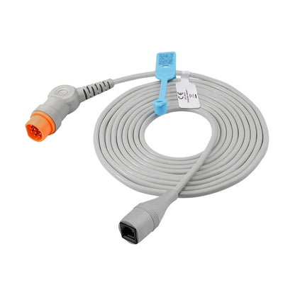 Siemens Compatible IBP Adapter Cable Medex Abbott Connector