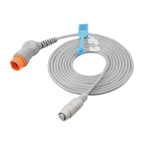 Siemens Compatible IBP Adapter Cable B. Braun Connector