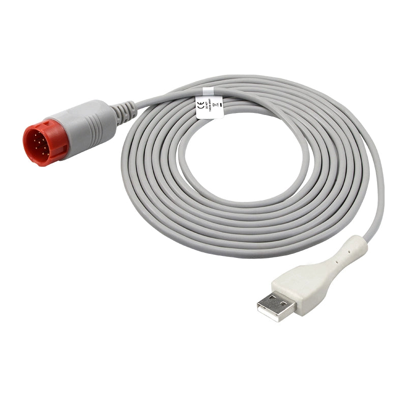 Philips IBP Cable Compatible for Antmed /ACE PT-01 Transducer 12ft