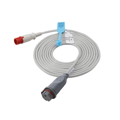 IBP Cable Biolight Compatible for BD Transducer with 4pin Connector