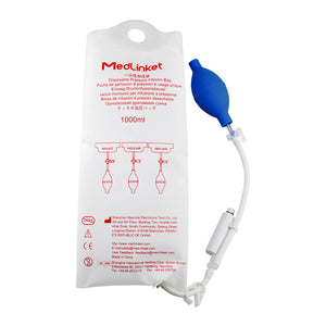 Disposable pressure infusion bag 1000ml for iv fluids