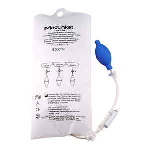 Disposable pressure infusion bag 3000ml for iv fluids