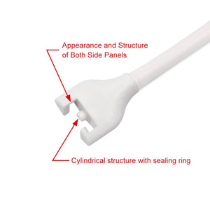 Compatible Philips M1870B BP Cuff with Cylindrical Sealing Ring Structure Connector