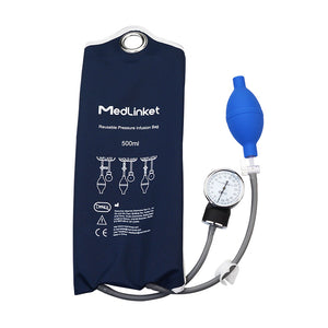 Reusable pressure infusion bag 500ml for iv fluids