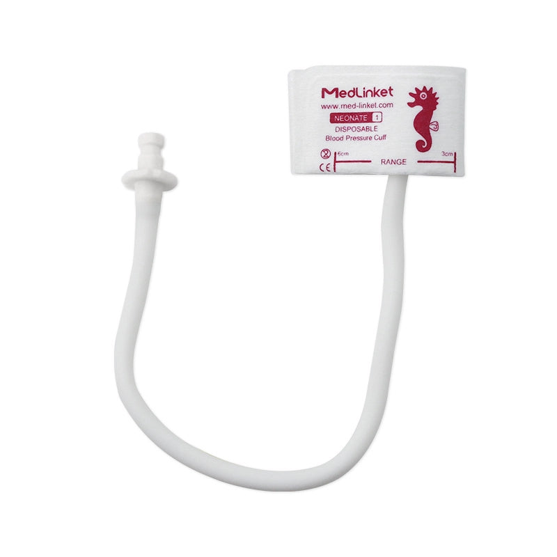 Disposable NIBP Cuff Neonate #1 Cuff Range 3-6 cm with Male Bayonet Connector