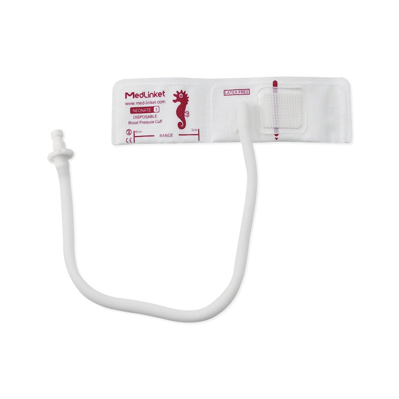 Disposable NIBP Cuff Neonate #1 Cuff Range 3-6 cm with Male Bayonet Connector