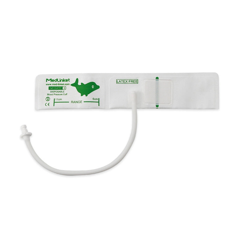 Disposable NIBP Cuff Neonate #3 Cuff Range 6-11 cm with Male Bayonet Connector