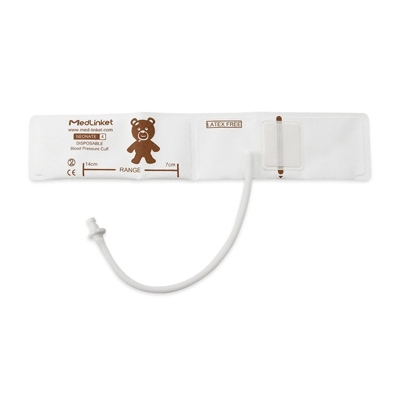 Disposable NIBP Cuff Neonate #4 Cuff Range 7-14 cm with Male Bayonet Connector
