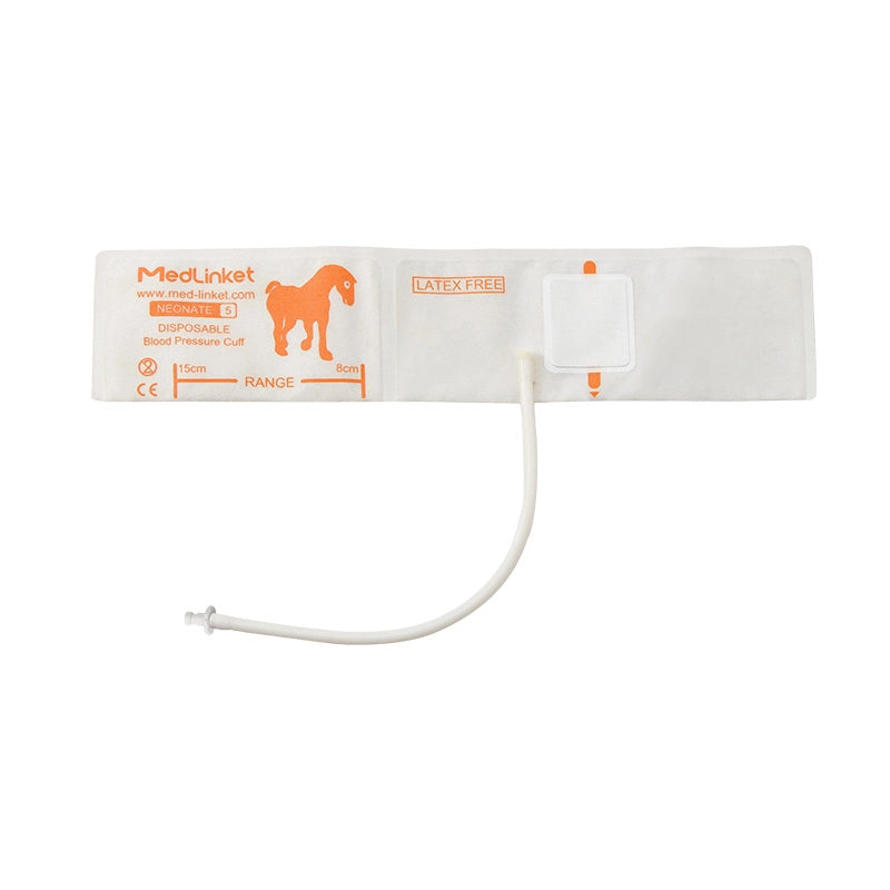 Disposable NIBP Cuff Neonate #5 Cuff Range 8-15 cm with Male Bayonet Connector