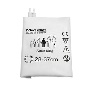 Disposable NIBP Cuff Adult Large 32-42cm，Critikon Soft Cuf，Dual Tube