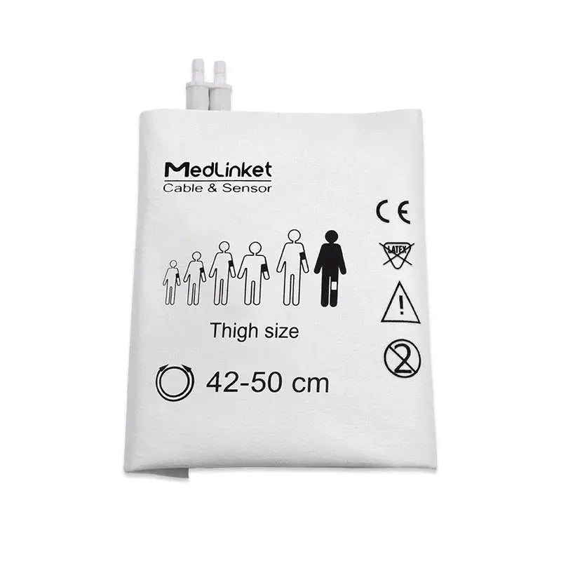 Disposable NIBP Cuff Adult Thigh 42-50cm with Dinaclick Connector