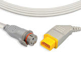 Nihon Kohden Compatible IBP Adapter Cable - JP-900P_MED LINKET-CORP
